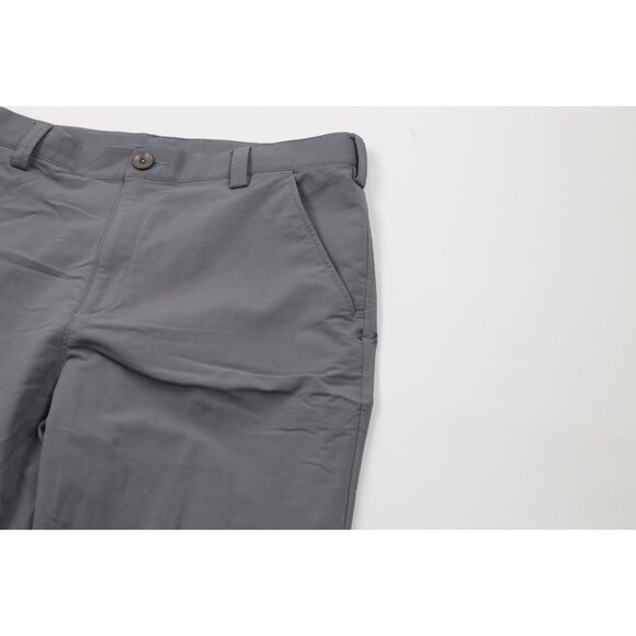 Under Armour Mens Size 34x30 Spell Out Stretch Wide Leg Golf Chino Pants Gray - Picture 5 of 12